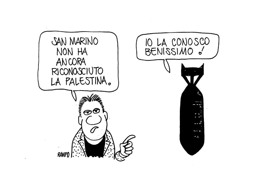 Satira. San Marino e la Palestina